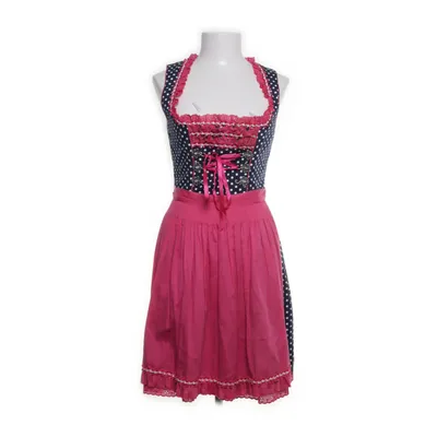 Dirndl (Blue, Pink) from Krüger Cotton, Polyester