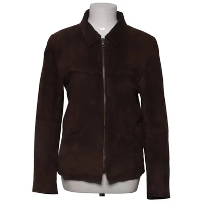 Leren jack (Bruin) van Severin Leer, Polyester