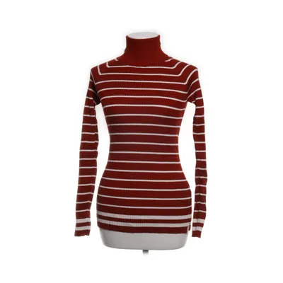 Turtleneck (Rød, Hvid) fra Zara Knit Polyamid, Viscose