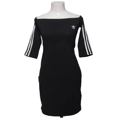 Dress (Black, White) from Adidas Originals Cotton, Elastane