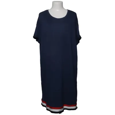 Jurk (Blauw, Wit, Rood) van John Baner Gerecycled polyester, Viscose