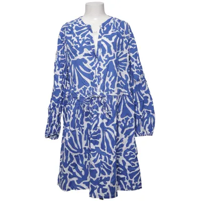 Dress (Blue, Multicolored) from H&M Premium Quality Cotton, Linen