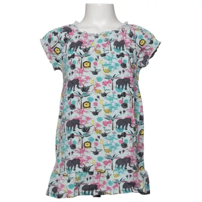 Jurk (Groen, Meerkleurig) van Casual Girls Wear Katoen, Elastaan