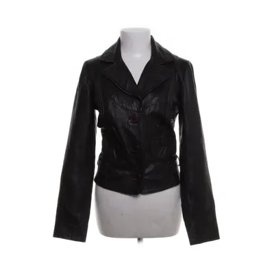 Leather blazer (Black) from Vero Moda Leather, Polyester