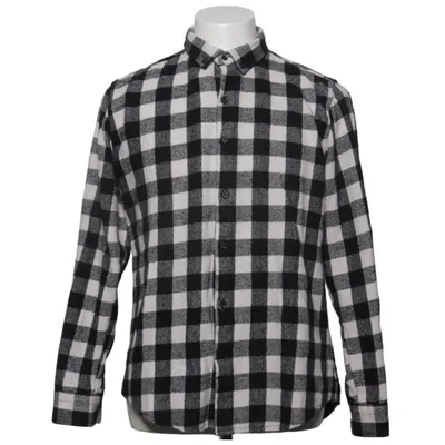 Flannel shirt (Black, White) from Tudors Acrylic, Cotton, Polyester
