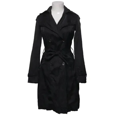 Trenchcoat (Zwart) van PTA Katoen, Metallvezel, Polyamide, Polyester