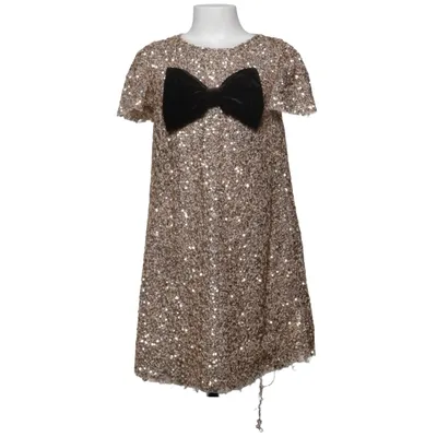 Dress (Gold, Black) from Zara Polyester