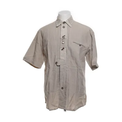 Short sleeve shirt (Beige) from Solo Linen