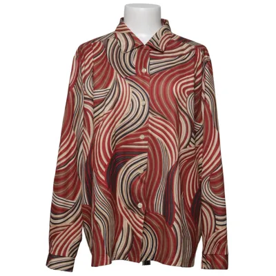 Skjorte (Rød, Sort, Beige) fra Finn Karelia Polyester, Uld