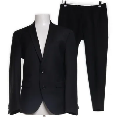 Suit (Black) from Cinque Elastane, Polyester, Wool
