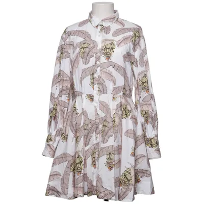 Shirt dress (White, Multicolored) from Desmond & Dempsey x H&M Cotton