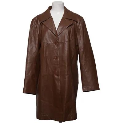 Läderkappa (Brun) från Estelle Skinn, Polyester