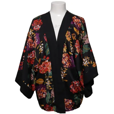 Kimono (Black, Multicolored) from H&M Conscious Collection Recycled polyester
