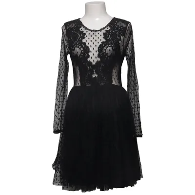 Jurk (Zwart) van Ida Sjöstedt Acetaat, Polyamide, Polyester