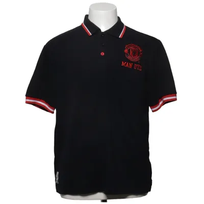 Polotrøje (Sort, Rød, Hvid) fra Manchester United Bomuld, Polyester