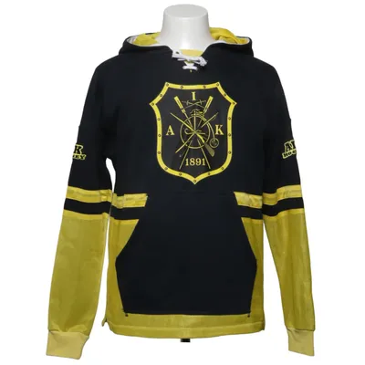 Sweat à capuche (Noir, Jaune) de AIK Coton, Polyester
