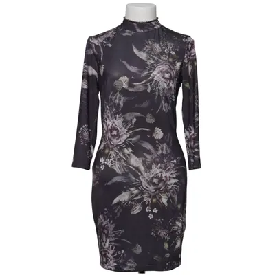 Jurk (Zwart, Meerkleurig) van Topshop Elastaan, Polyester