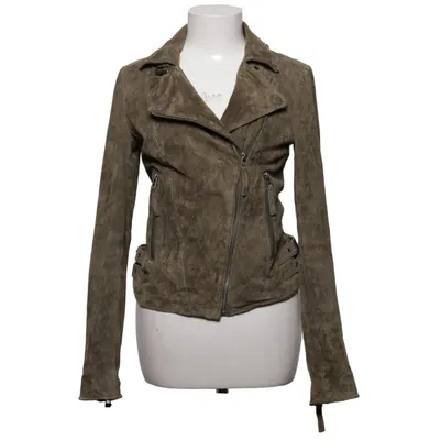 Bikerjack (Groen) van Freaky Nation Leer, Polyester