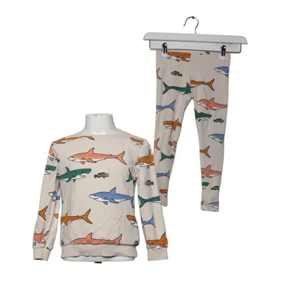 Pyjamas (Beige, Flerfärgad) från Lindex Kids Bomull, Elastan