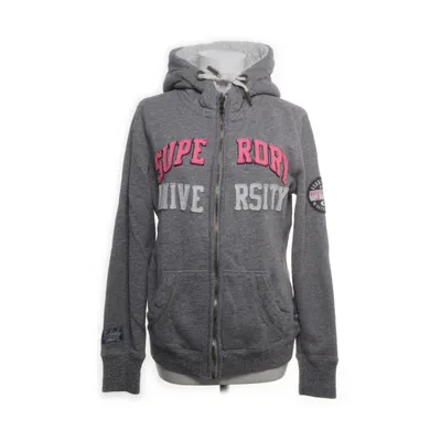 Hoodie (Gray, Pink) from Superdry Cotton, Polyester