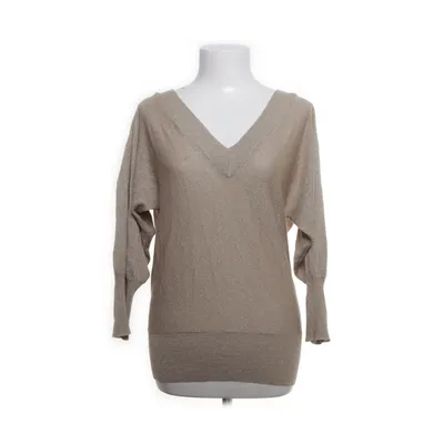 Topp (Beige, Guldfärgad) från Anges Metallfiber, Polyester, Viskos