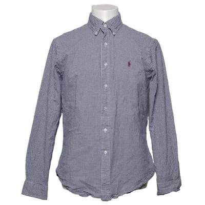 Overhemd (Blauw, Wit) van Polo Ralph Lauren Katoen, Elastaan