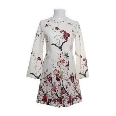 Jurk (Wit, Meerkleurig) van Zara Woman Elastaan, Polyester
