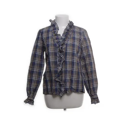 Blouse (Blauw, Bruin) van Sézane Linnen