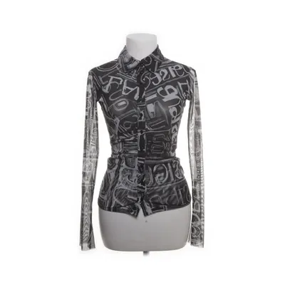 Shirt (Zwart, Transparant) van Desigual Elastaan, Polyester