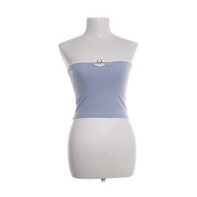 Crop top (Blue) from Edikted Cotton, Elastane