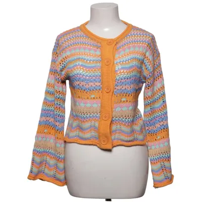 Cardigan (Orange, Multicolored) from VRG GRL Acrylic
