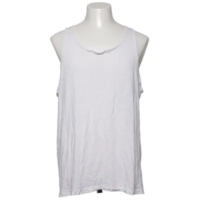 Tank Top (White) from Manbasic Cotton