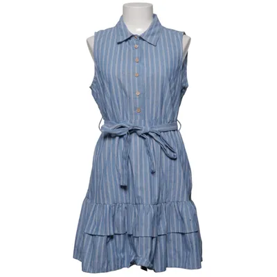 Jurk (Blauw, Wit) van Colloseum Katoen, Polyester
