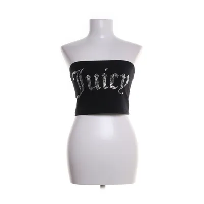 Tube top (Black) from Juicy Couture Polyester, Cotton, Elastane