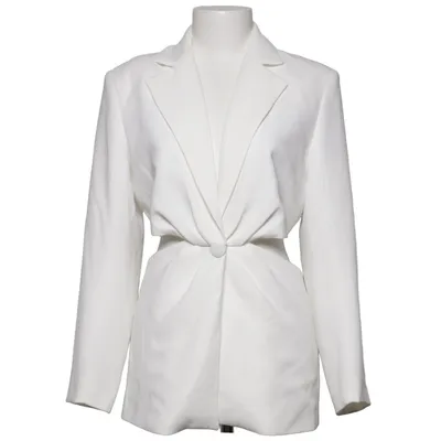Blazer (Hvid) fra Dilvin Woman Polyester