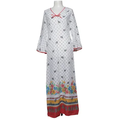 Långklänning (Vit, Flerfärgad) från Damella Polyester