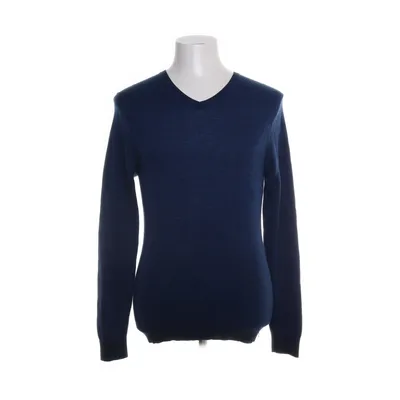 Pullover (Blue) from Olymp Merino wool, Silk