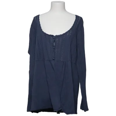 Cardigan (Blå) fra Ellos Plus Collection Bomuld