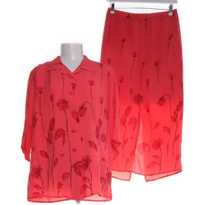 Set (Roze, Rood) van Foxy Fashion Polyester