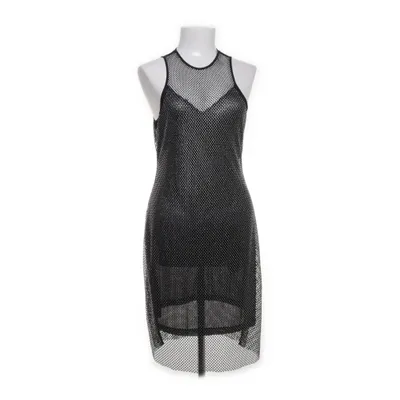 Cocktailklänning (Svart, Silverfärgad) från Hugo Boss Elastan, Polyester