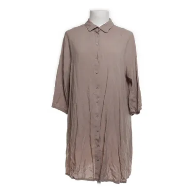 Skjortekjole (Beige) fra Janina Viscose