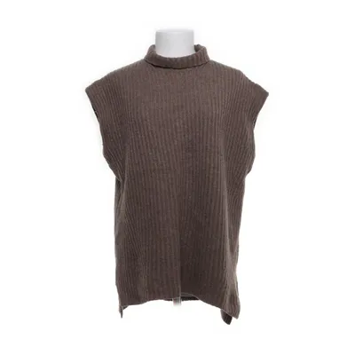 Slipover (Brun) från Ganni Polyamid, Ull, Återvunnen polyester