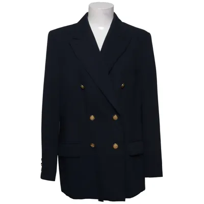 Blazer (Blue) from Hucke Polyester, Wool