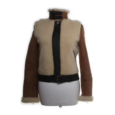 Shearlingjacka (Brun, Benvit) från Zara Woman Skinn
