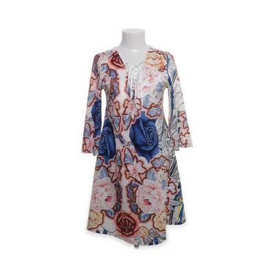 Dress (White, Multicolored) from Jaune Rouge Elastane, Polyester