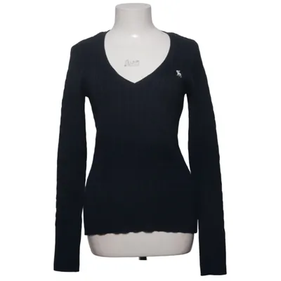 Pull-over (Bleu) de Abercrombie & Fitch Coton, Polyamide, Viscose