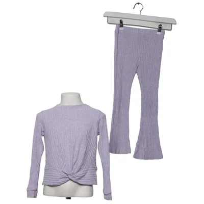 Sæt (Lilla) fra Lindex Kids Elastan, Polyester, Viscose