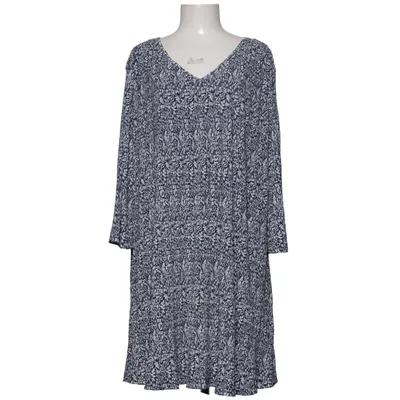 Robe (Bleu, Blanc) de Plus Size