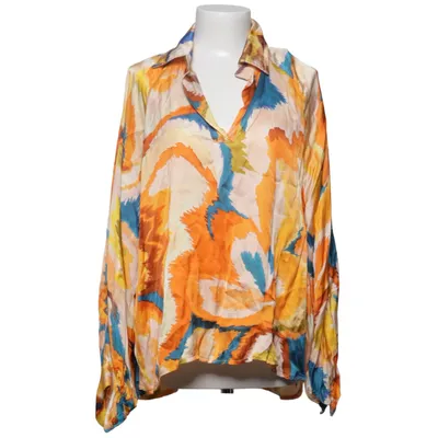 Blouse (Orange, Blue, Multicolored) from Lindsay Moda Silk, Viscose