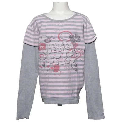 T-shirt à manches longues (Gris, Rose, Multicolore) de X-Mail Coton, Viscose
